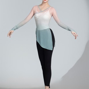 速发古典舞蹈练逸服网纱身韵纱衣飘功基训艺考出钻演加服装