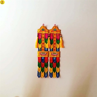 速发民俗幡品五色幡经幡佛幡道幡神佛彩幡挂幡南无阿弥陀绣幡 单