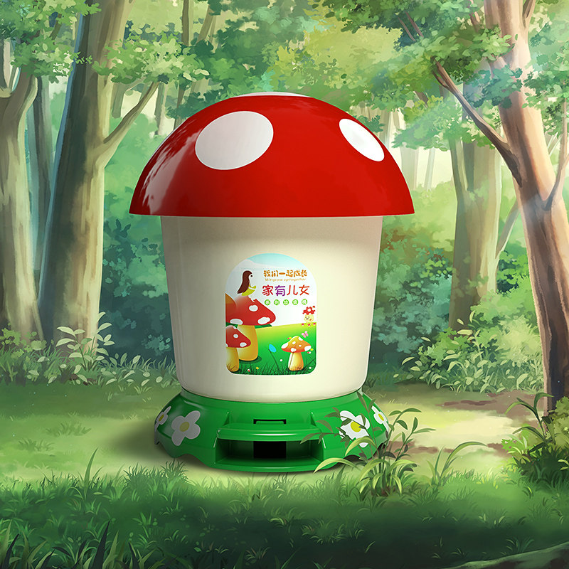 速发儿童垃圾桶带盖可爱少脚踏式小型垃圾筒创意迷你垃圾篓卧室