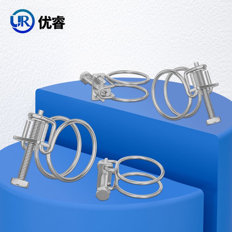 速发钛喉箍 纯钛钢丝喉箍 TA2抱箍卡箍高耐腐蚀固定管卡管夹卡扣