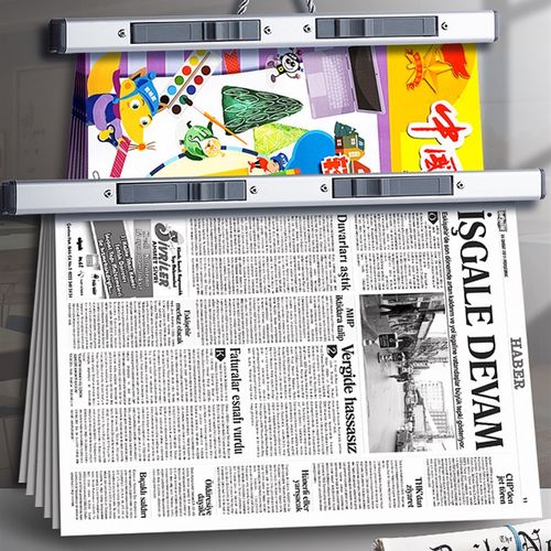 速发报纸报刊夹小学室学习报语文数学英语作文报纸试卷夹传公生报