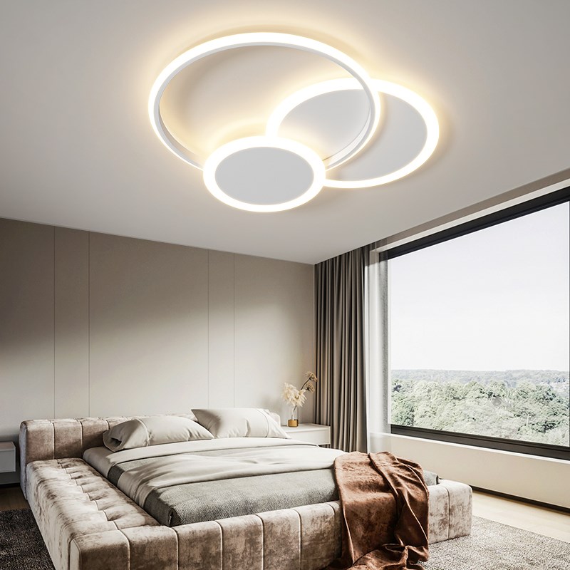速发吸室灯202年圆款主卧简约新形餐厅卧顶灯极简房间灯