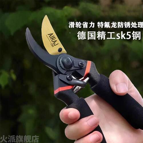 德国精工艺园剪刀剪树枝专用剪刀修枝剪园林果树修花家用sk5剪子