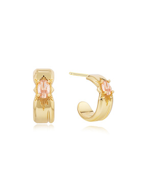 【明星同款】Chill Talent流光粉锆耳饰高级感精致百搭原创设计