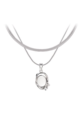 【明星同款】ChillTalent乐言同款池畔项链气质可拆分叠链情侣款