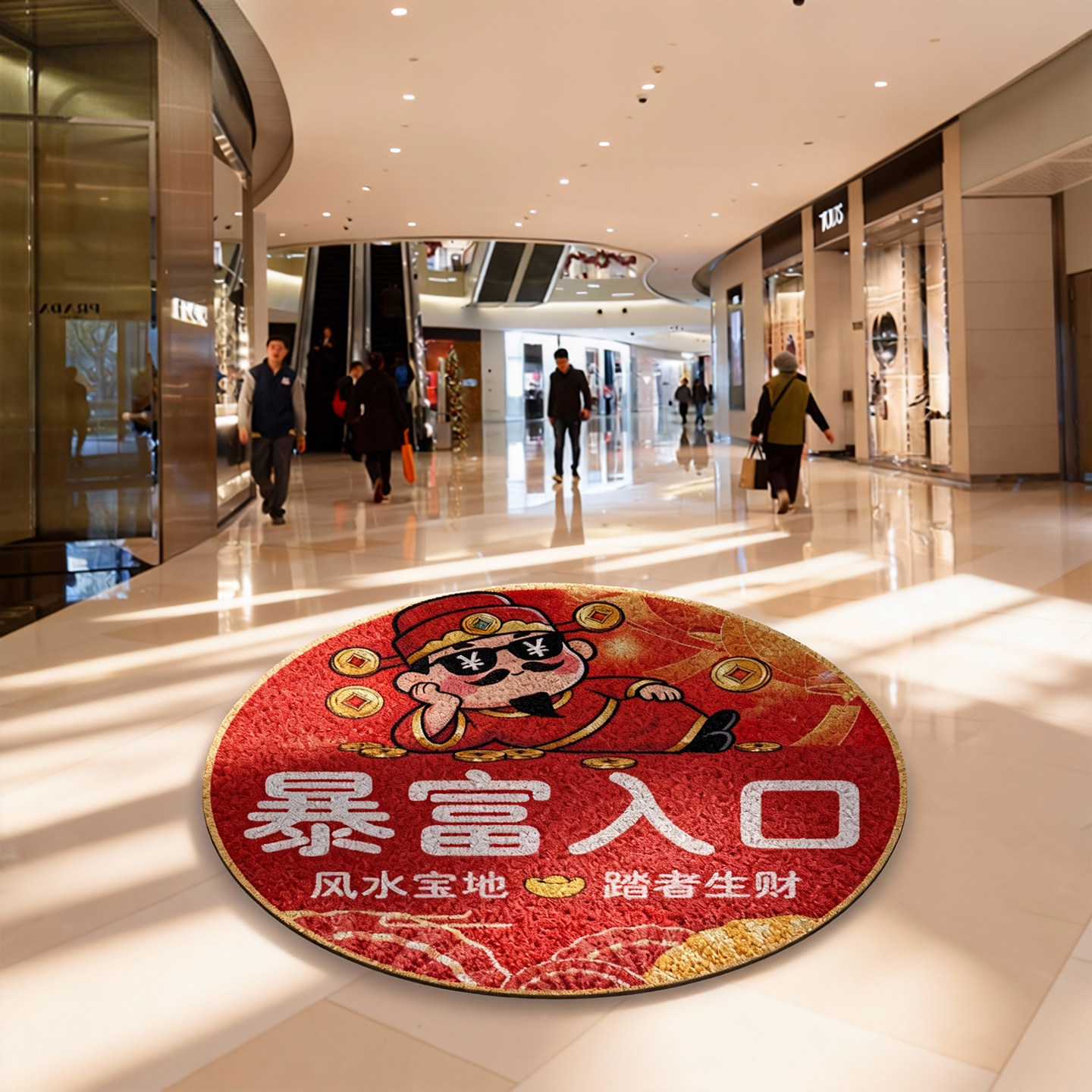 暴富入库商业地垫新年丝圈地垫店面户外迎宾地毯开业装饰布置垫子,居家布艺,商业地毯地垫,淘宝优惠券,粉丝福利购,淘宝优惠卷