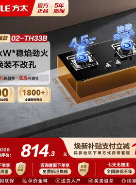 方太02-TH33B家用猛火燃气灶煤气灶天然气灶嵌入式液化气灶台双灶