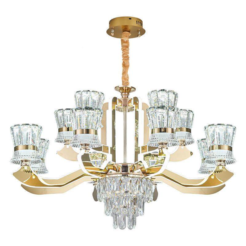轻奢水晶吊灯客光厅31660灯高2024年新北款欧现代简约餐厅灯臂发,家装灯饰光源,智能吊灯,淘宝优惠券,粉丝福利购,淘宝优惠卷