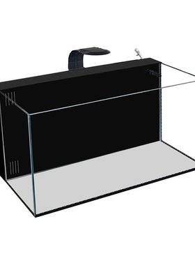 超白背滤鱼缸懒自循环人景客缸厅生态桌面金鱼缸免BL002换水一造