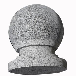 路障石球芝麻灰车岗岩球大理石圆球广场学花校拦路石阻挡车石墩