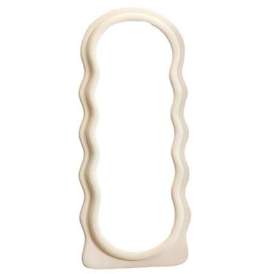 异镜镜女生妆镜家用卧室奶油风穿化衣服装店全身试衣镜形HXY落地