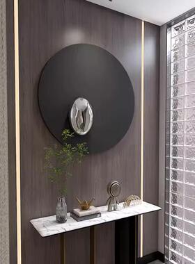 玄关画石tb-91464异头店立体客厅轻奢挂画酒革实物装皮饰画轻奢形