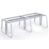 蝴蝶办公桌脚梯形屏风桌脚钢电会桌腿组合脑桌议铁架配件