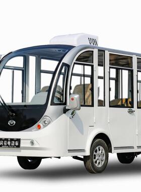 电动座观光车全封闭4景区酒店游览车机接驳1车厂家SPH直销电瓶场