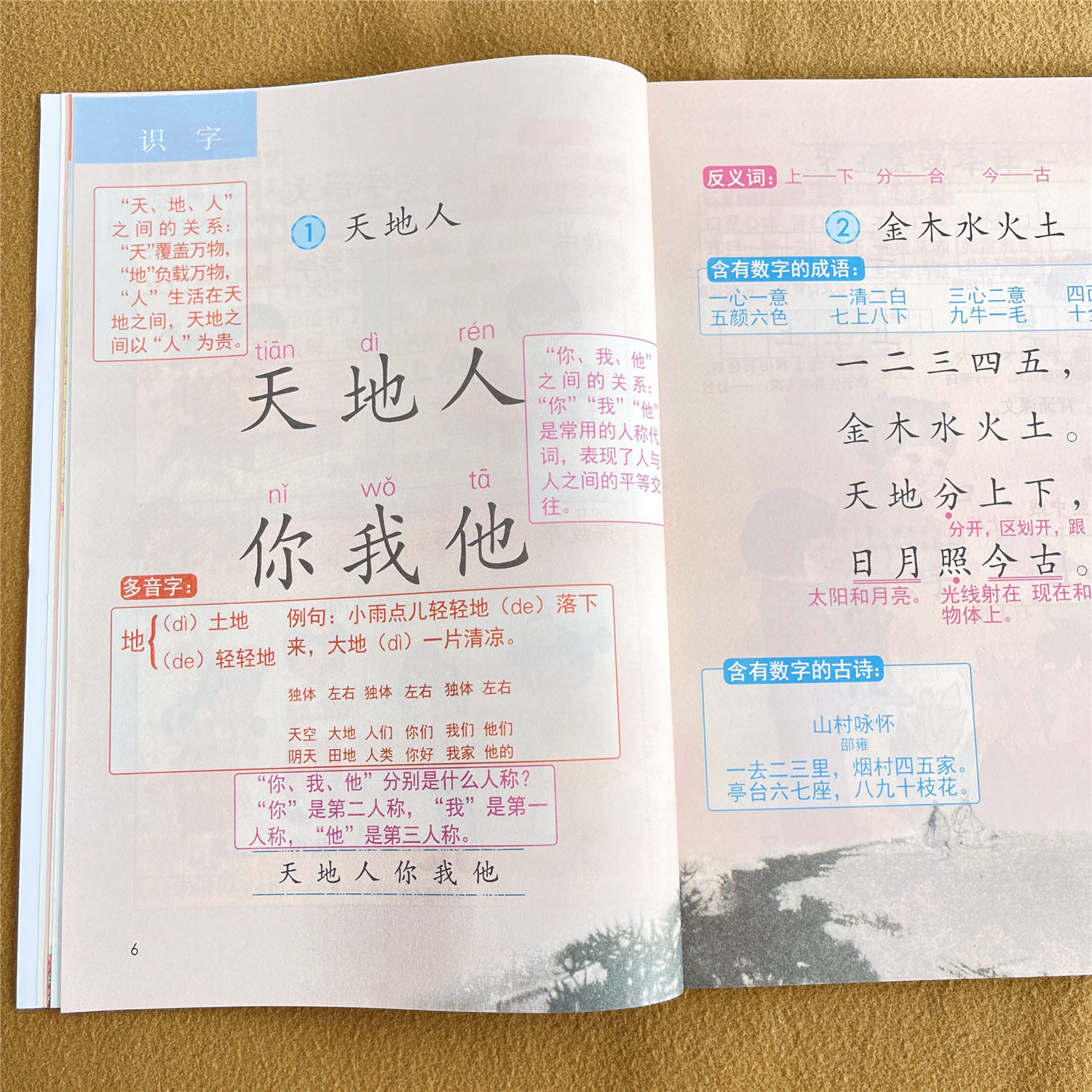 一年级上册语文课堂笔记人教版教材课本同步讲解2026秋新改版后数学教材全解小学1年级上册知识点重点难点解析提前预习复习资料书