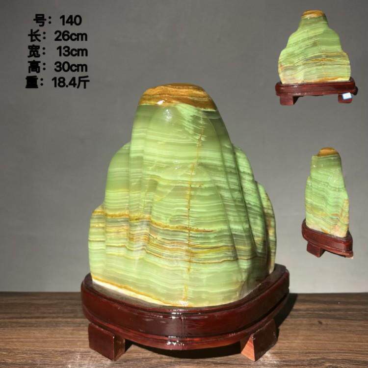 伊朗古青玉天然阿富汗玉原石自然石玉石摆件观赏石家居装饰工艺