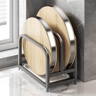 厨房不锈钢砧板置物架刀架案板锅盖刀具勺一体收纳架筷子菜板架