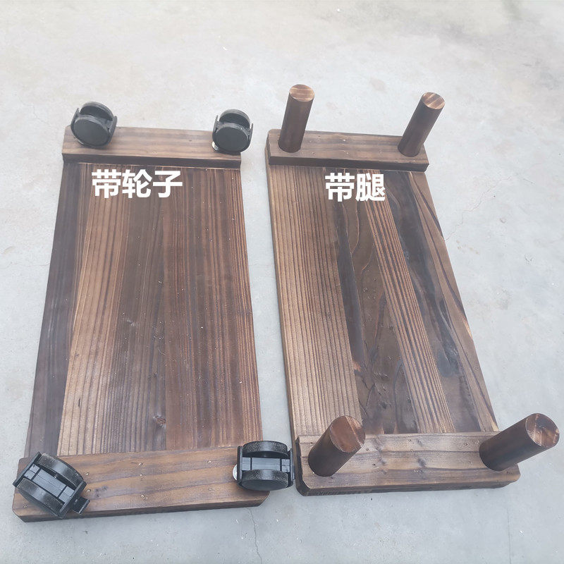 台式电脑主机托架可移动机箱支架底座家用公室通用置物实木