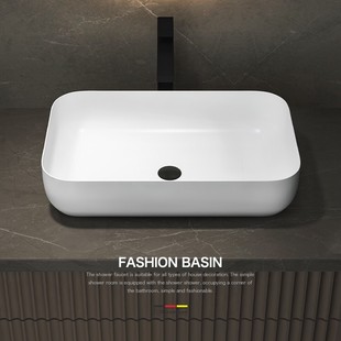 杜拉莱恩人造石台上盆洗手盆家用卫生间台盆面盆洗脸盆单盆小户型