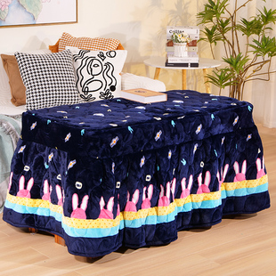 长方形烤火罩烤火桌子罩s套茶几电炉罩火炉桌罩家用冬季炉火罩新