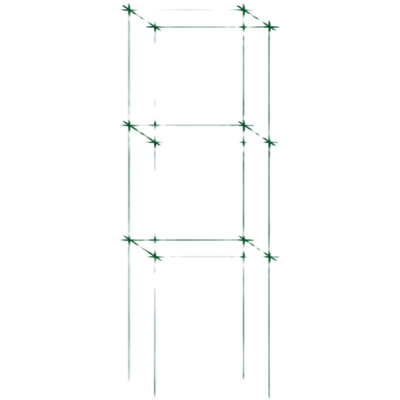 阳台种植箱爬藤i花架配套爬藤架支架攀爬植物固定架支撑杆种菜架