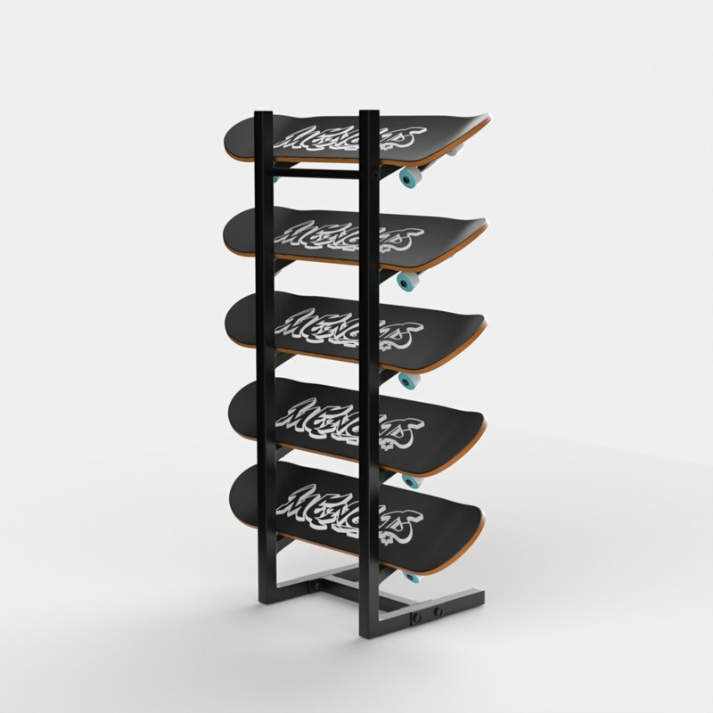 滑雪单板c板家庭收纳架子免打孔滑板陆地冲浪板ef雪具展示架雪板