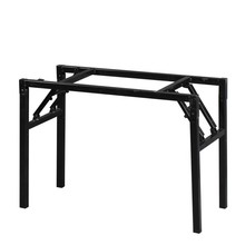 简易折叠桌脚高60cm弹簧架桌腿支架铁架子餐台脚会议W桌架折叠台