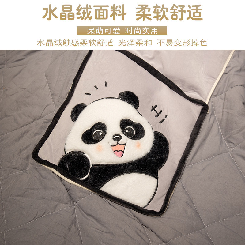 抱枕被子两用办公室午睡毯子加厚枕头被二合一汽车载靠垫靠枕新款