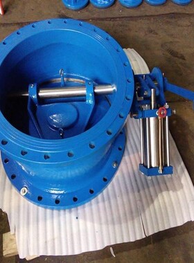 蝶式水力控制阀 微阻缓闭止回阀HH47H-25P不锈钢蝶式重锤式逆止阀