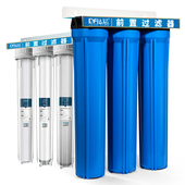 钻芯净水器前置过滤器家用20寸全屋大流量白瓶蓝瓶软化自来水商用