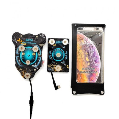 磁吸手机支架电动车磁吸手机支架送外卖防水加热全新升级版快充电