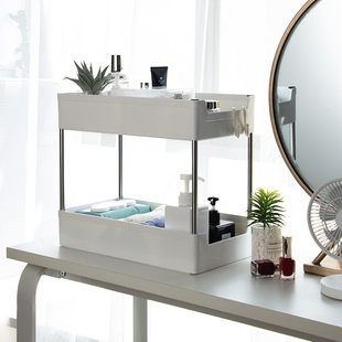 23cm厨房卫生间浴室缝隙收纳储物架窄缝夹缝可移动分层置物架推车