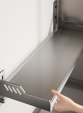 厨房置物架壁挂免打孔调料架墙上多功能微波炉收纳架悬空上墙架子