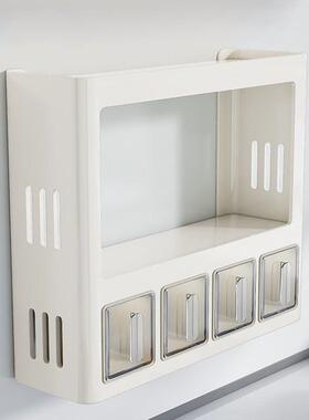 厨房调料置物架家用可壁挂可台面免打孔调味料组合二合一收纳架