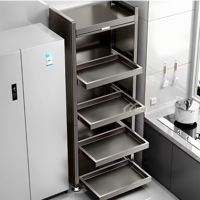 送货上门【厨房抽拉柜】层距加高