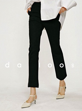 Idaloose都市职场lady九分薄绒弹力瘦腿裤西裤锥裤靴裤