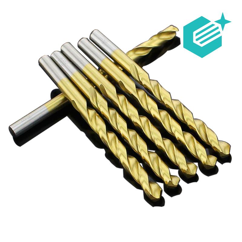 高速钢镀钛麻花钻全磨制打铁麻花钻头不锈钢手电钻钻头1.0-12mm