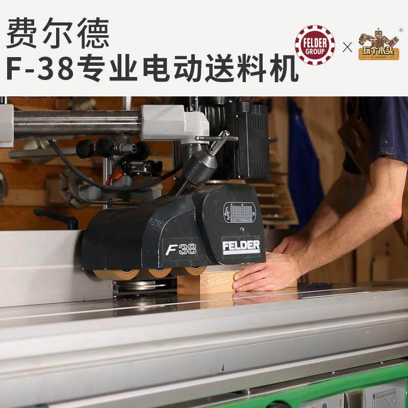 费尔德F-38专业电动送料机自动进料器精准高效推台锯立铣平压刨用