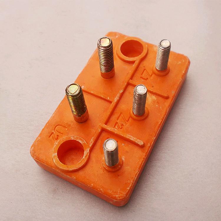 单相接线柱4KW千瓦接线柱板小型电机水泵零配件 两相电机接线柱