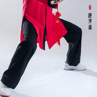 陈英春秋季男女棉锦麻太极服武术晨练功服太极拳灯笼裤