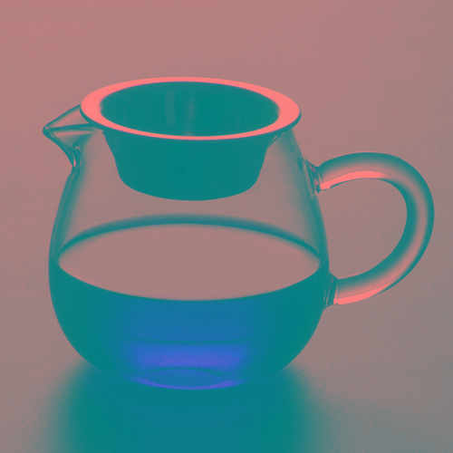 玻韵公道杯玻璃茶漏套装一体加厚耐高温功夫茶分茶器带滤网耐热杯