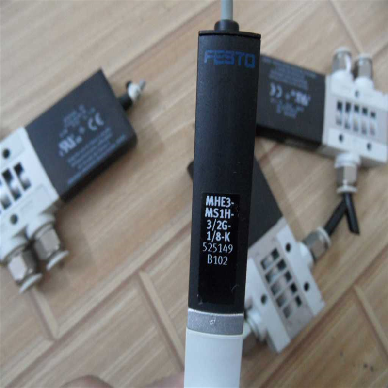 费斯托 FESTO 电磁阀 E3-MS1H-3/2G-1/8-K 525149 原装拆机线短