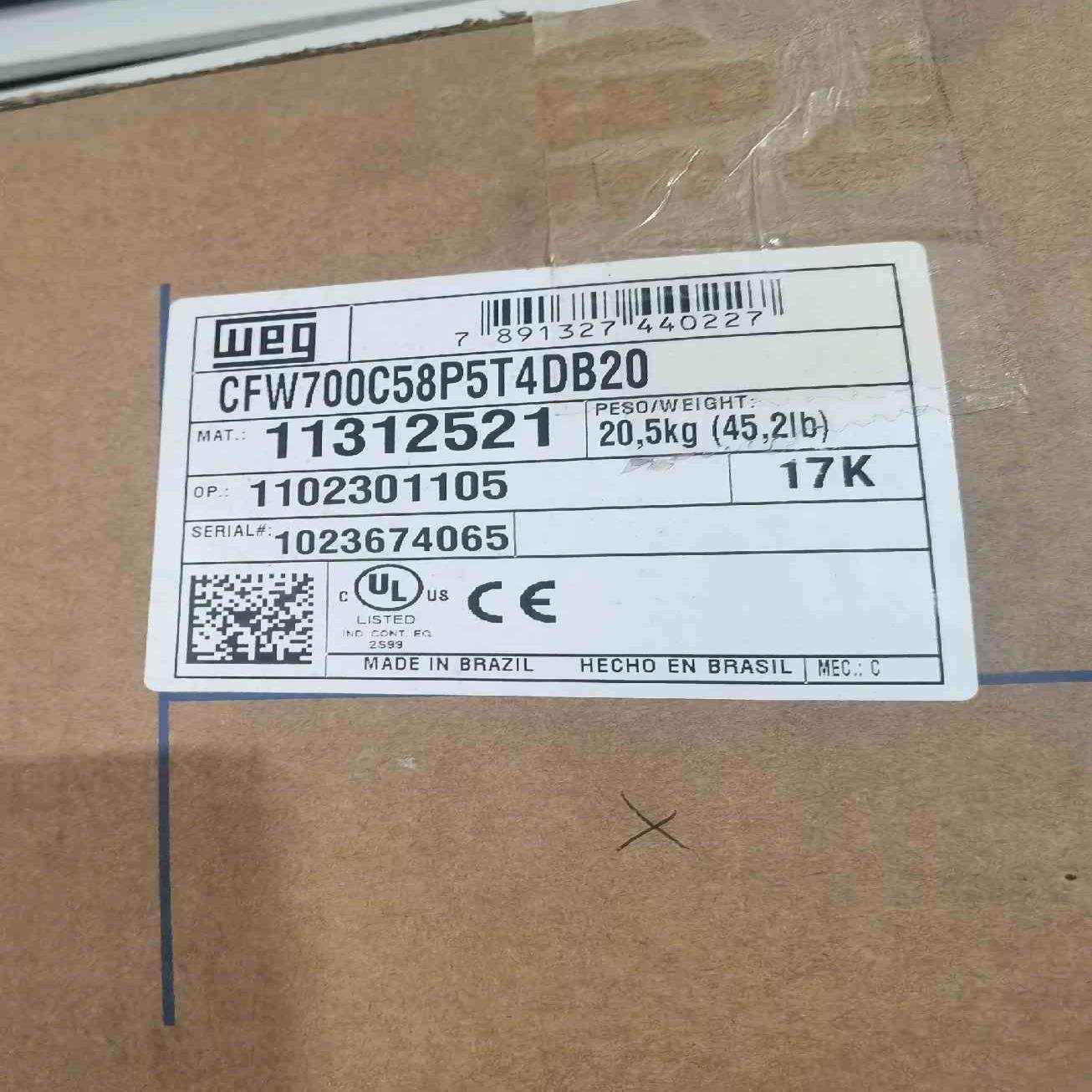 【汇生】CFW700C38P0T4DB20，CFW700C58P5T【议价】