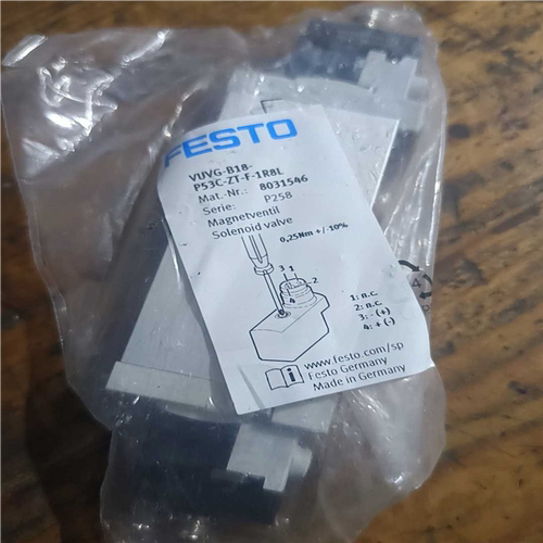 议~FESTO费斯托VUVG-B18-P53C-ZT-F-1R8