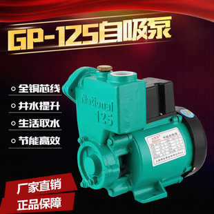GP125家用自吸泵空调泵自动增压泵循环泵深井泵抽水机热水增压泵