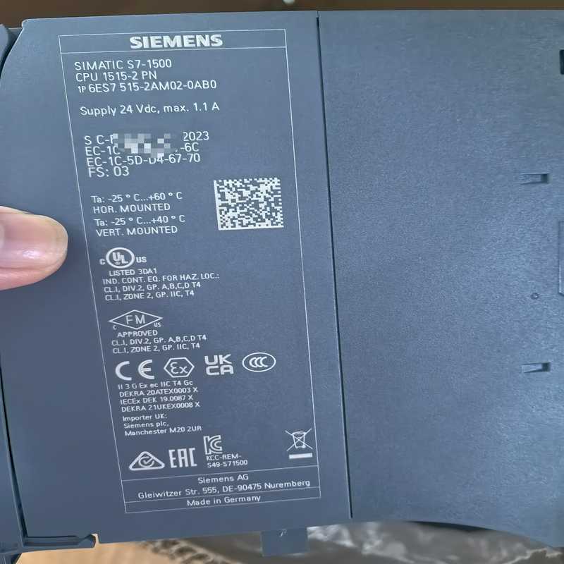 议~6ES7515-2AM02-0AB0保内裸机,