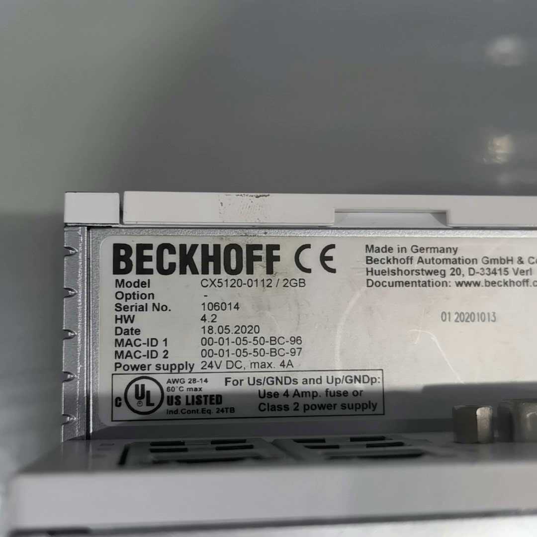 cx5120-0115/2gb，倍福plc，有一套（憨憨电子）