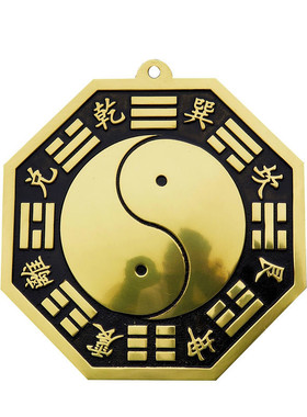 八卦镜凸镜门口化解太极阴阳鱼家用窗户阳台门对门五行八卦镜挂件