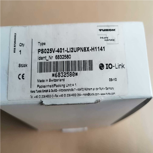 (议价)TURCK图尔克压力传感器PS025V-401-LI2UPN