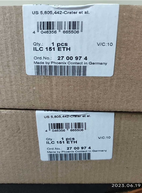 2700974控制器ILC 151 ETH未开封~议价